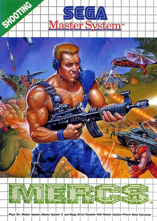 MERCS (Sega Master System) - Game Manual Only