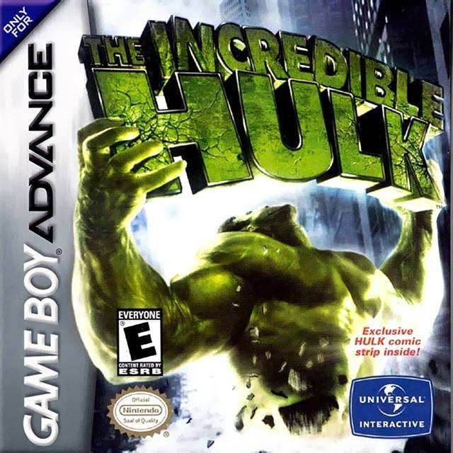 The Incredible Hulk (Gameboy Advance) - Game Manual Only