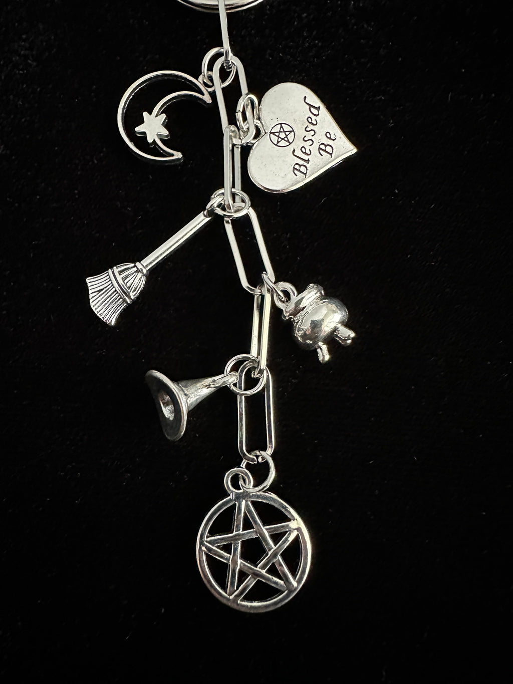 Witchy Bag Charm Keychain