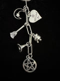 Witchy Bag Charm Keychain