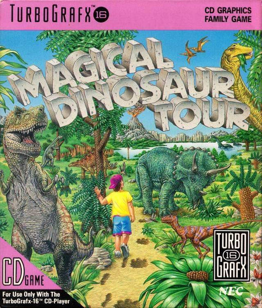 Magical Dinosaur Tour (TurboGrafx-16) - Game Manual Only