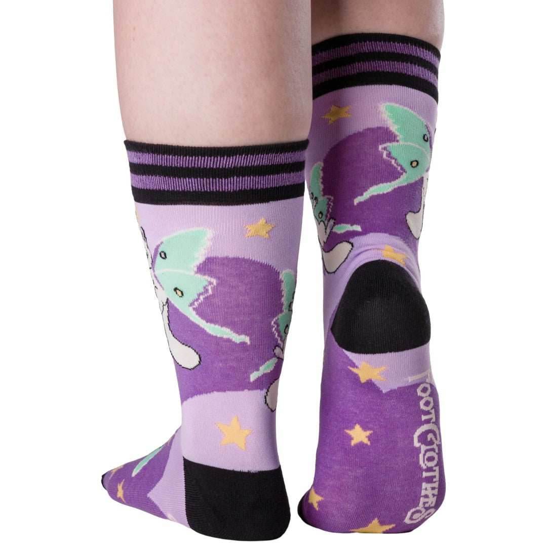 Kitty Moths Crew Socks - 