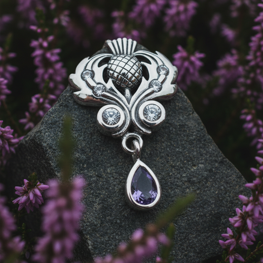 Scottish Aberdeen Thistle Necklace