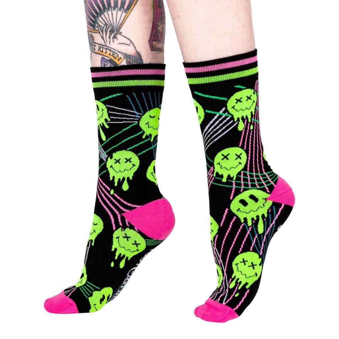 Laser BassFace Melt Supreme Crew Socks - 