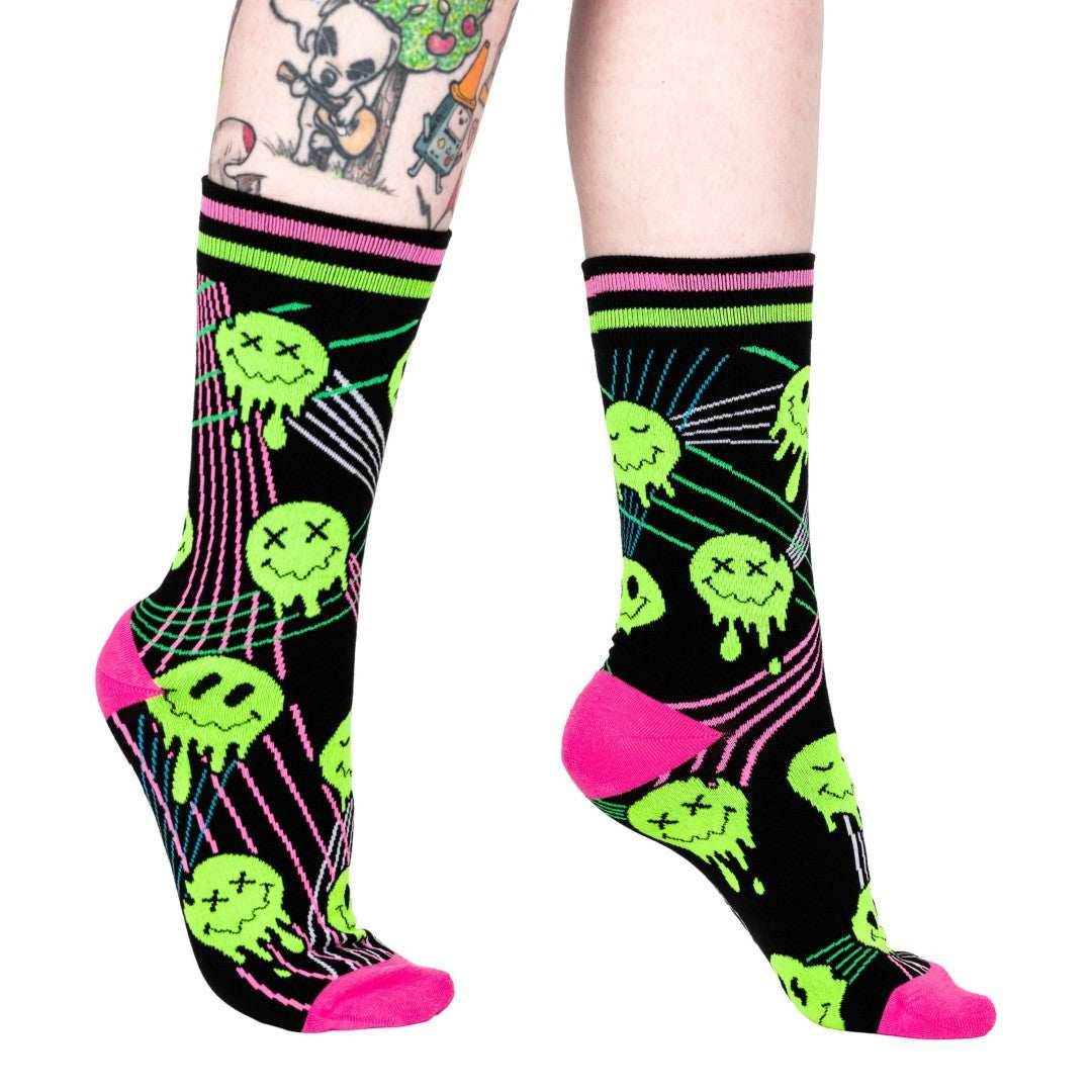 Laser BassFace Melt Supreme Crew Socks - 