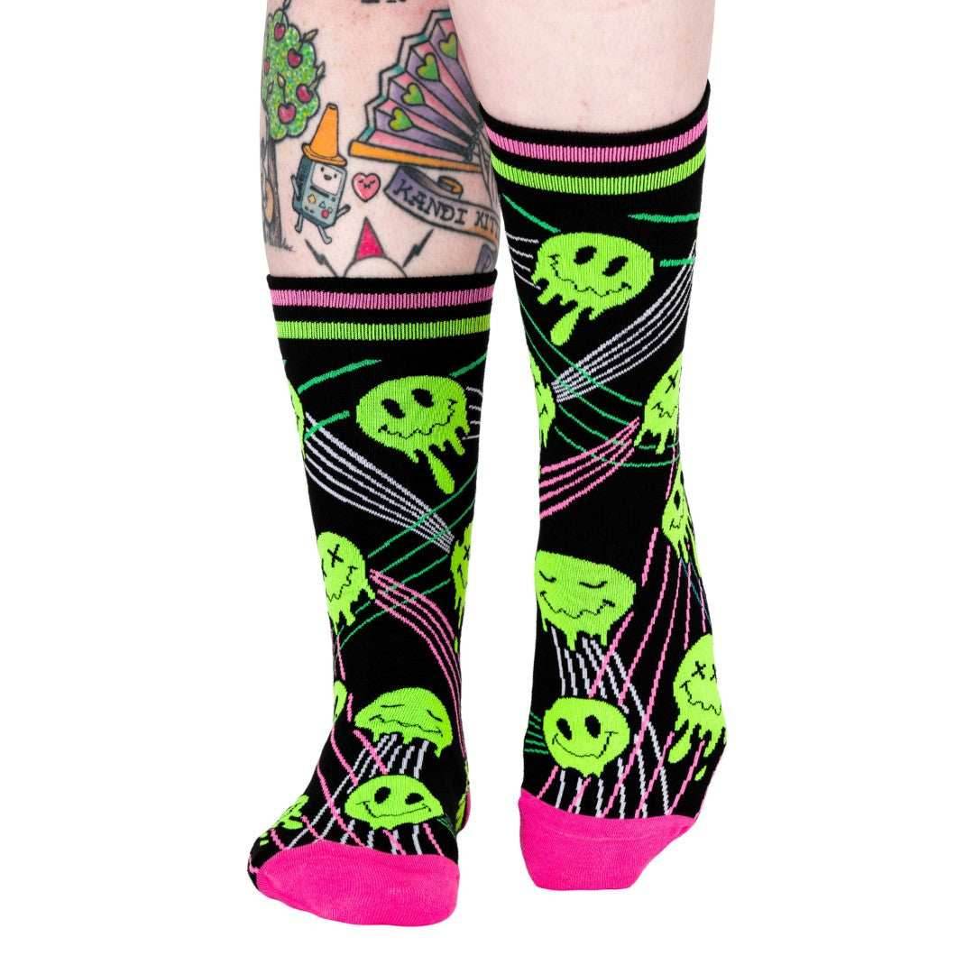 Laser BassFace Melt Supreme Crew Socks - 