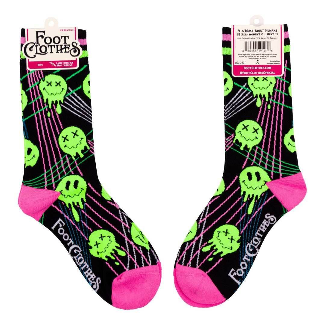Laser BassFace Melt Supreme Crew Socks - 