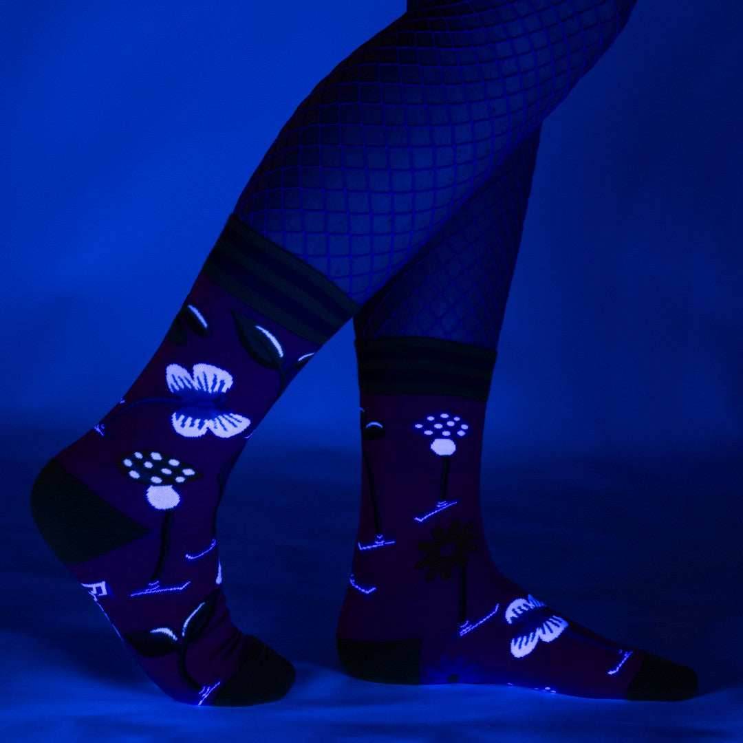Trippy Clippies Crew Socks - 