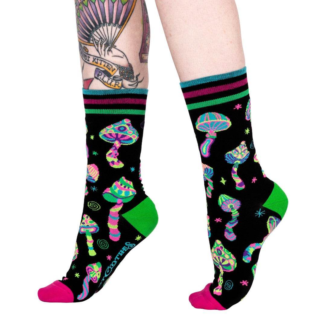 Funky Fungi Crew Socks - 