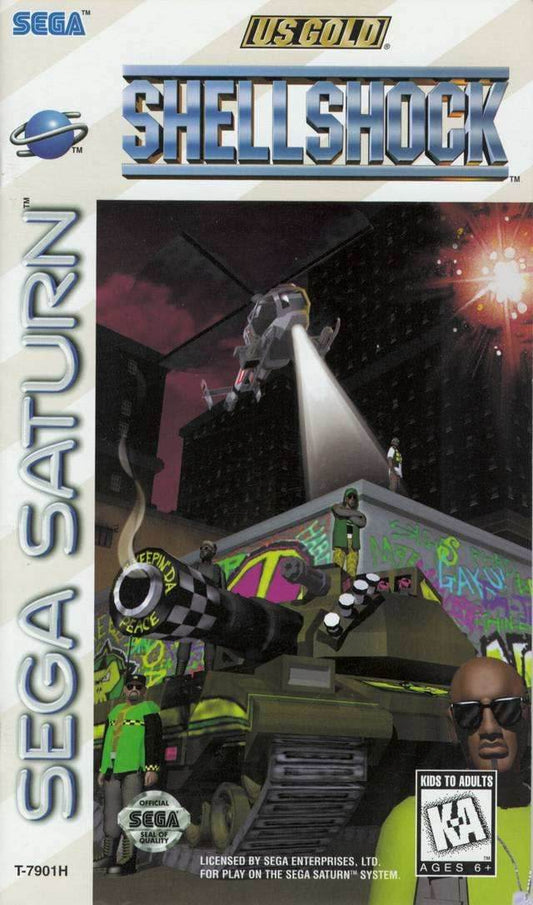 Shellshock (Sega Saturn) - Game Manual Only