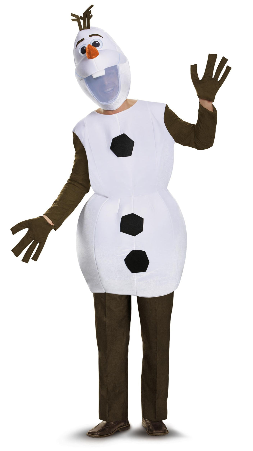 Olaf Disney Frozen Snowman Deluxe Adult Costume XXL 50-52