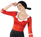 Fun World Women's Sexy Olive Oyl Adult Costume Popeye Sailor Wife S/M 2-8
