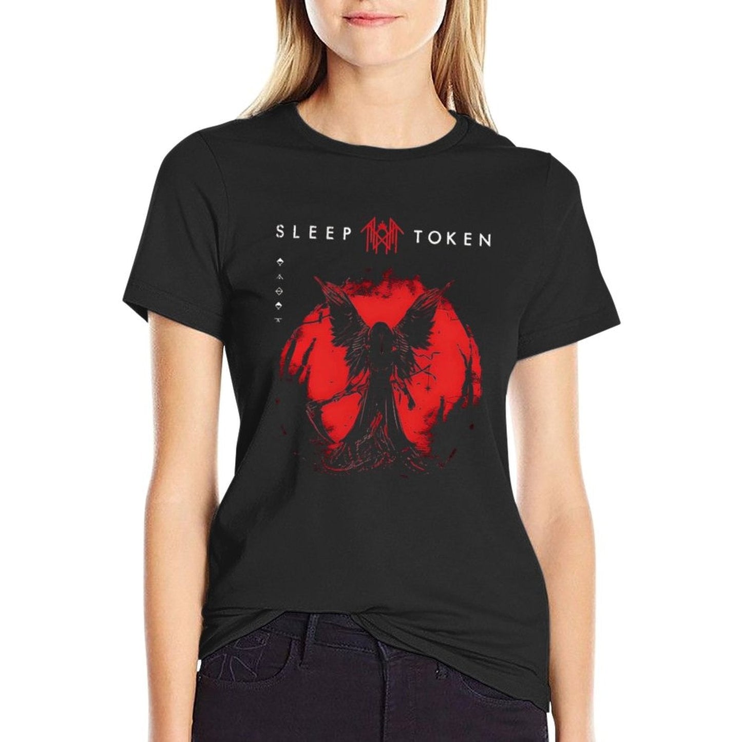 Darkness Rises with The Scream of Sound - Original Sleep Token Music Merchandise  Fade-proof Color T-Shirt