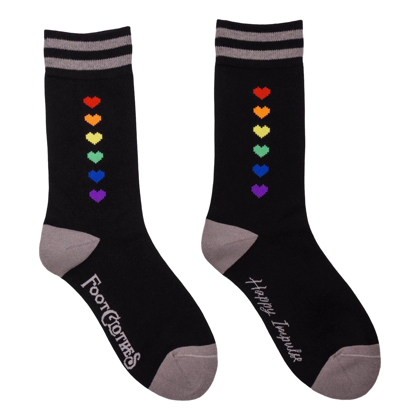 Queer Pixels Crew Sock Pack | 2 Designs - 