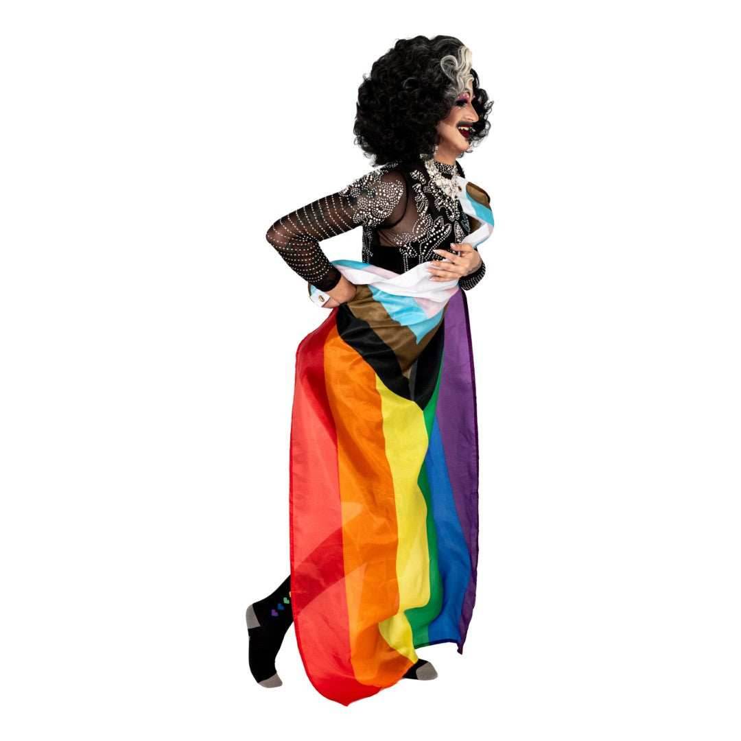 Pride Pixel Hearts Crew Socks - 