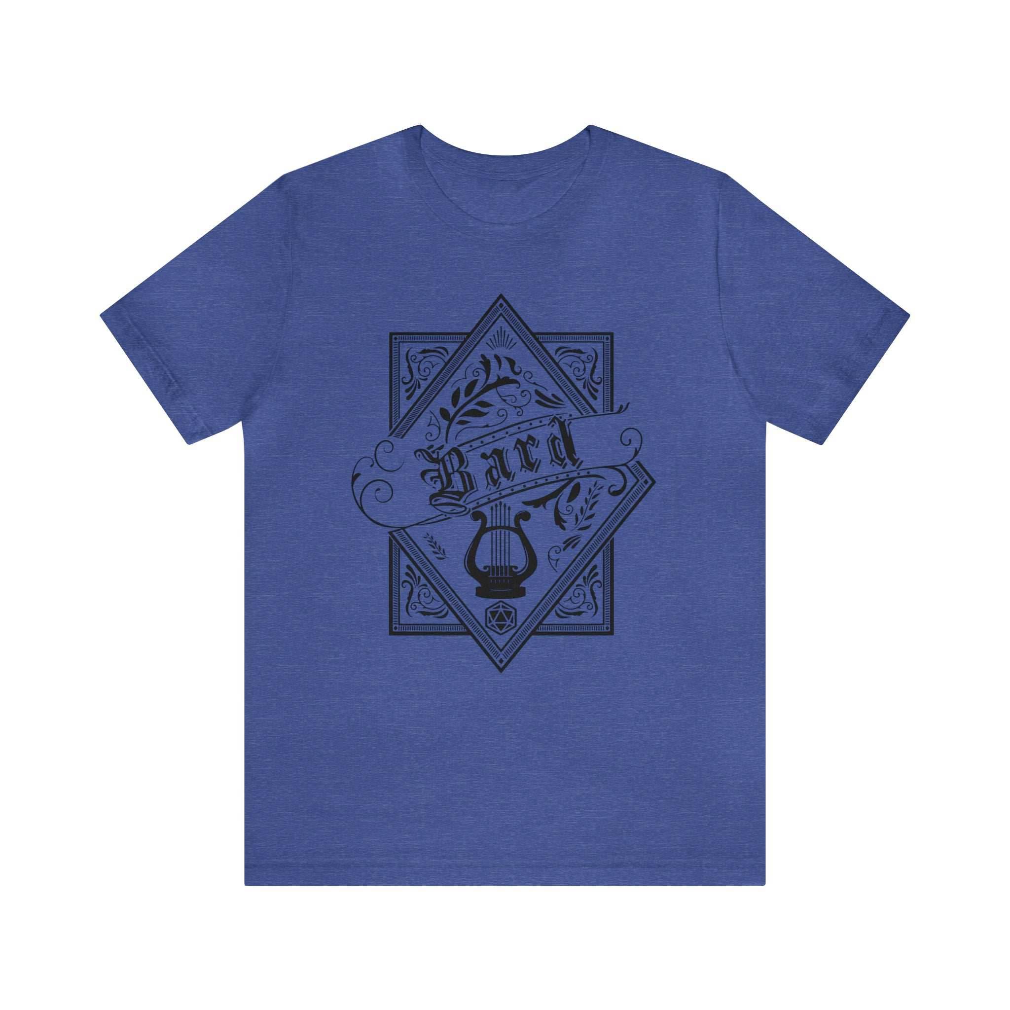 Bard Class Shirt - Heather True Royal / S