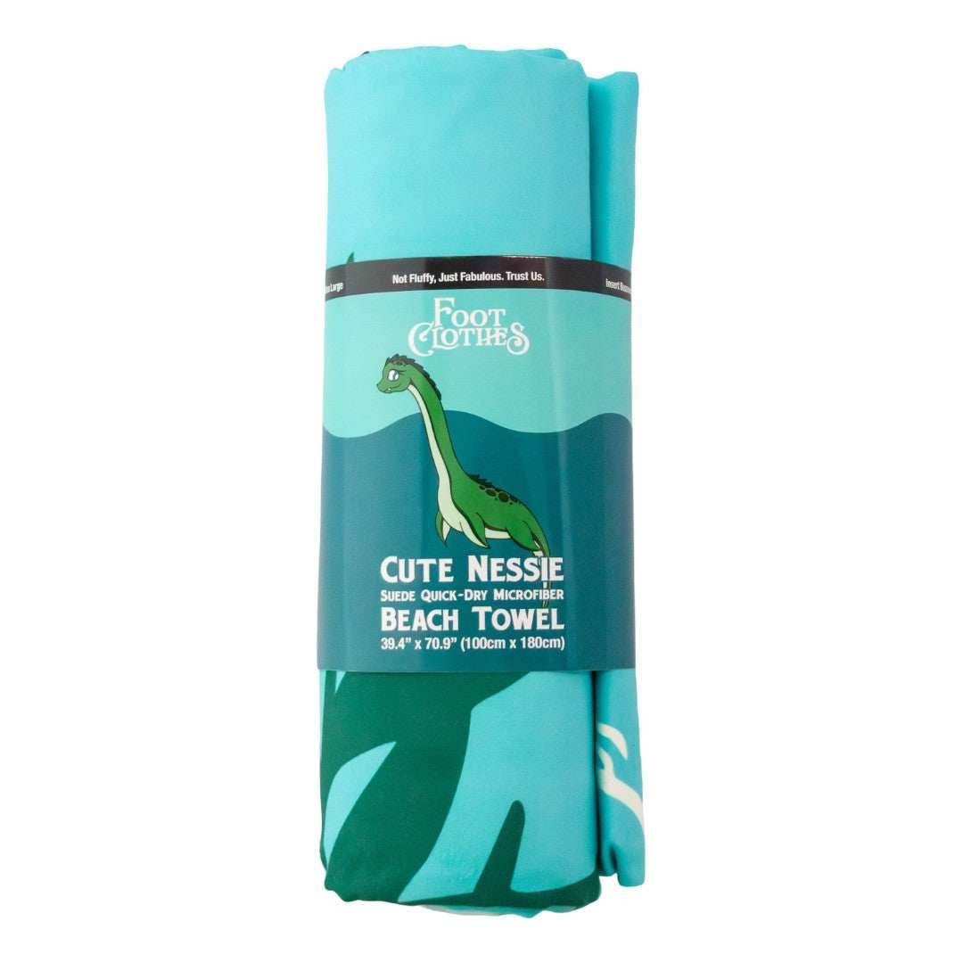 LIMITED Cute Nessie Quick Dry Suede Beach Towel - 