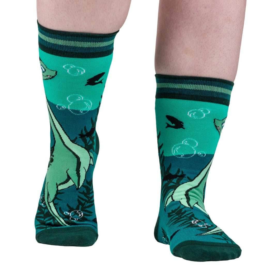 Cute Nessie Crew Socks - 