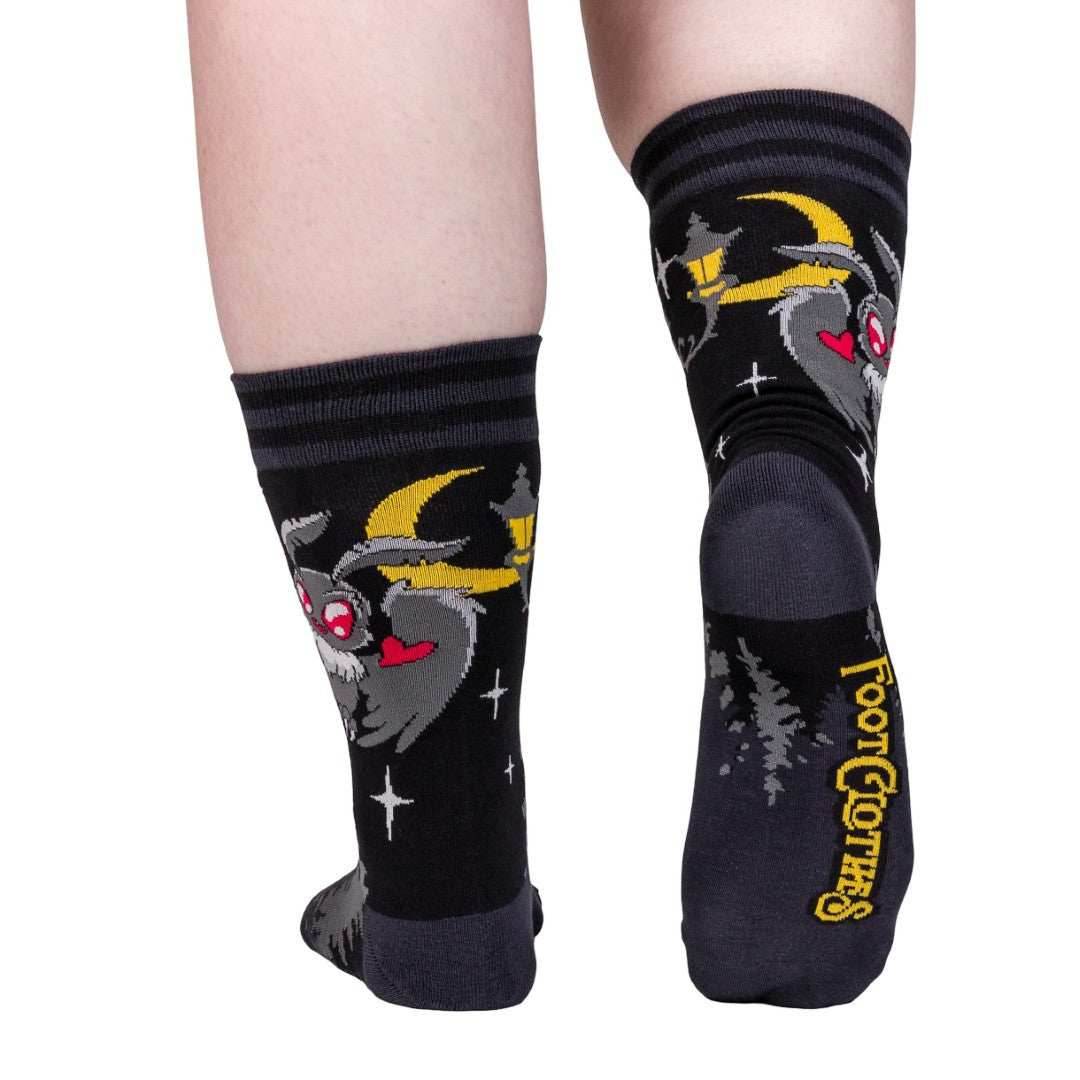 Cute Mothman Crew Socks - 
