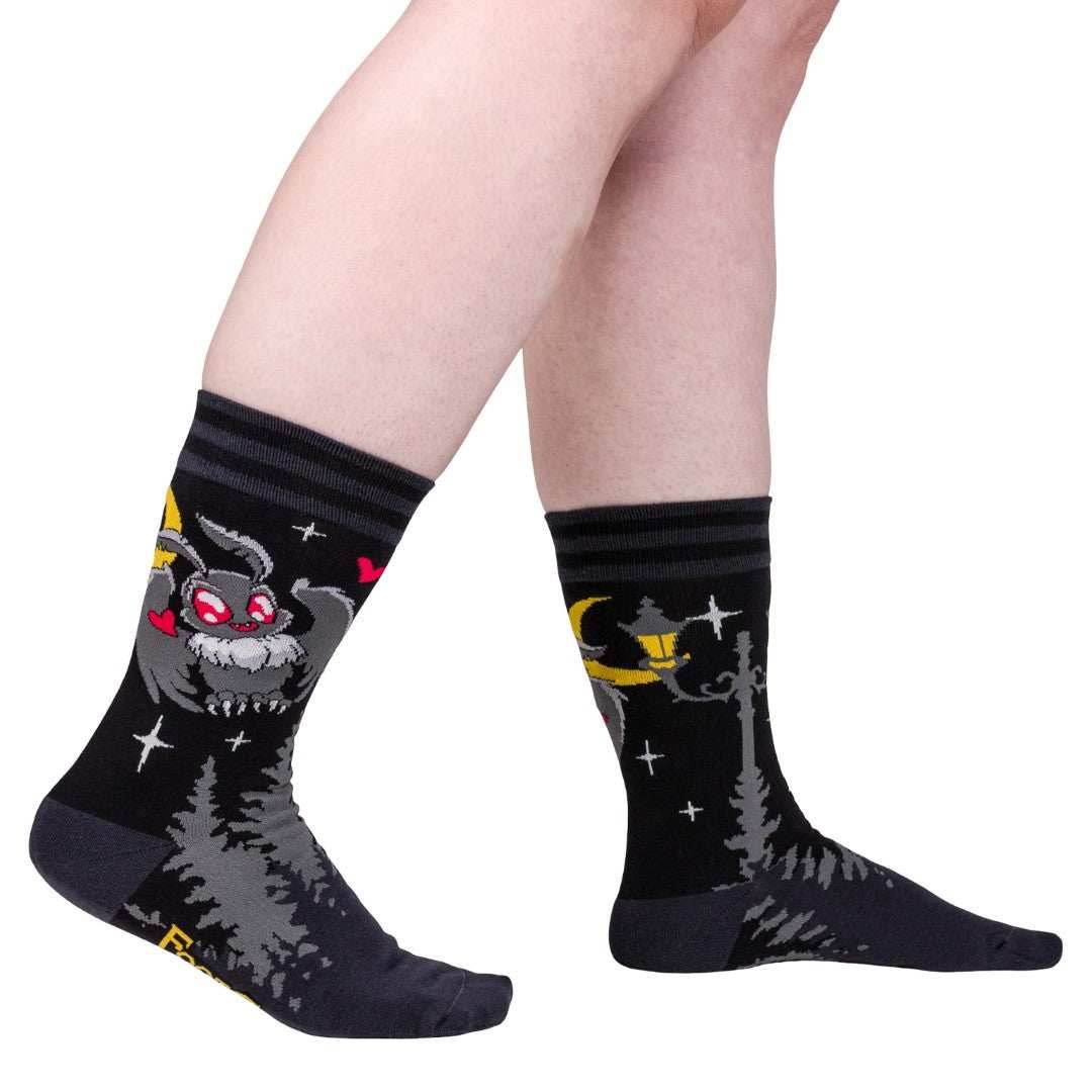 Cute Mothman Crew Socks - 