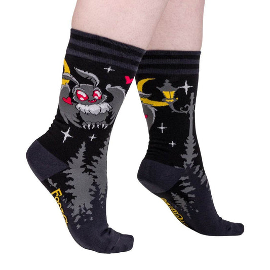 Cute Mothman Crew Socks - 