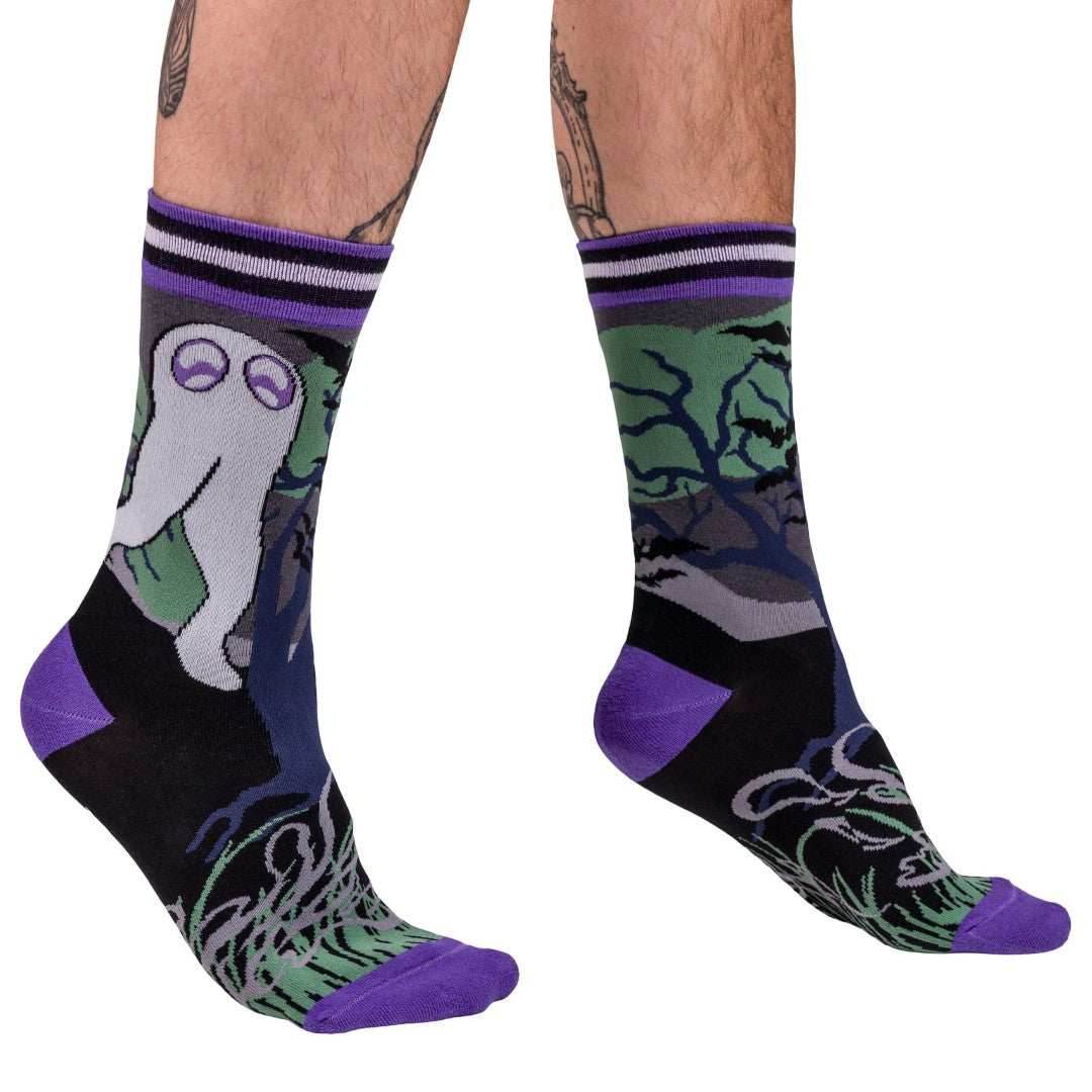 Cute Fresno Nightcrawler Crew Socks - 