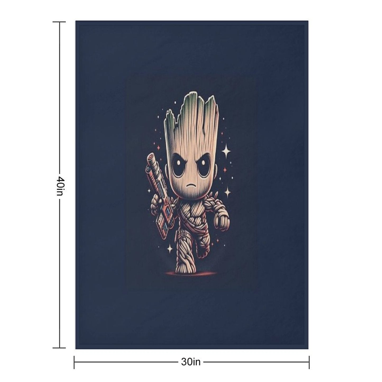 Baby Groot III Throw Blanket