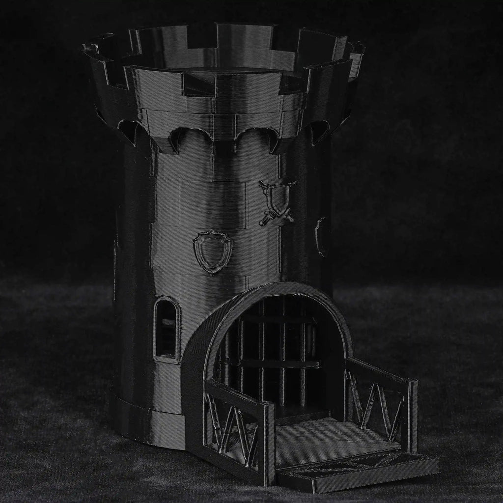 3D Printed Castle Model dungeons & dragons Dice Tower