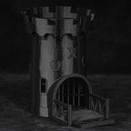 3D Printed Castle Model dungeons & dragons Dice Tower