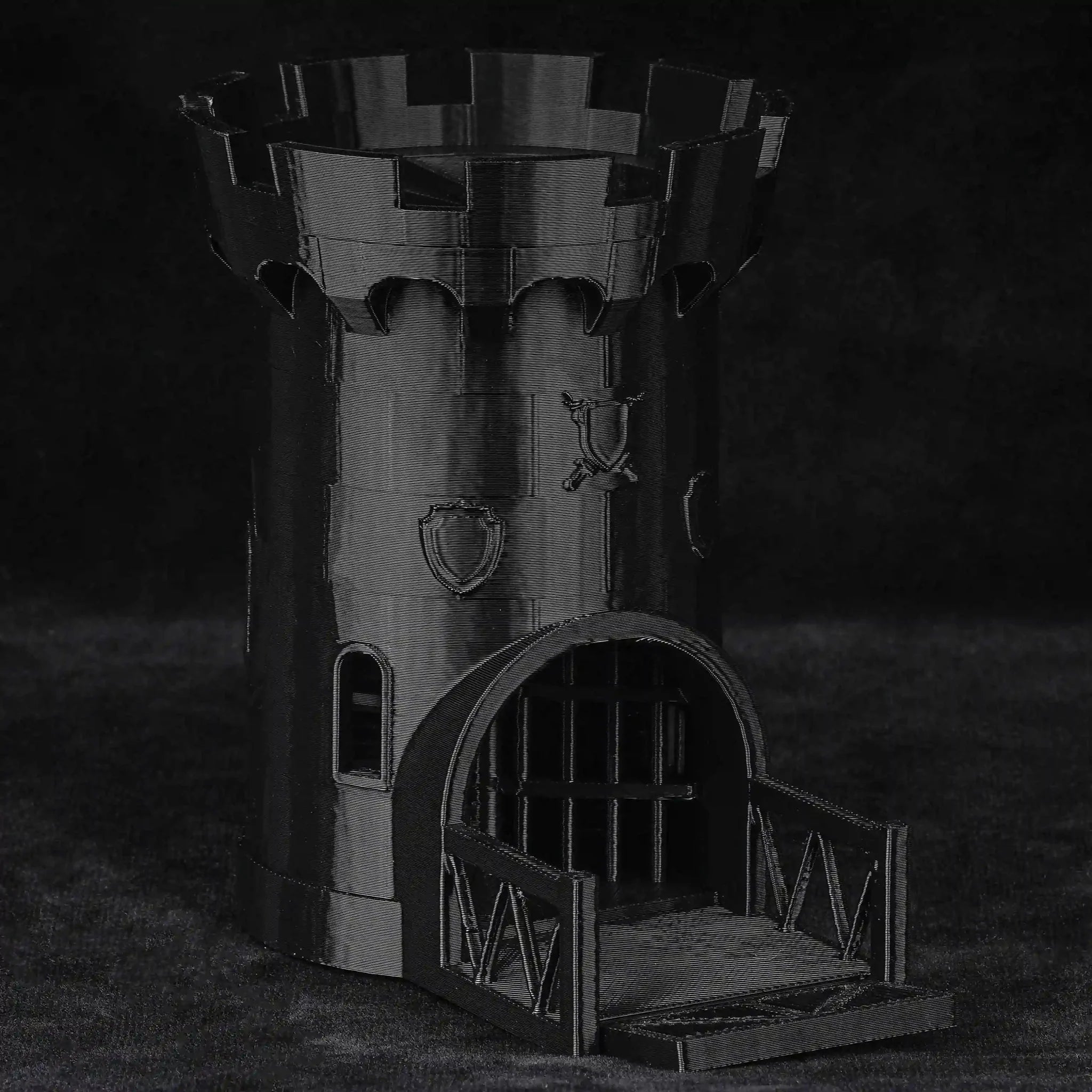 3D Printed Castle Model dungeons & dragons Dice Tower