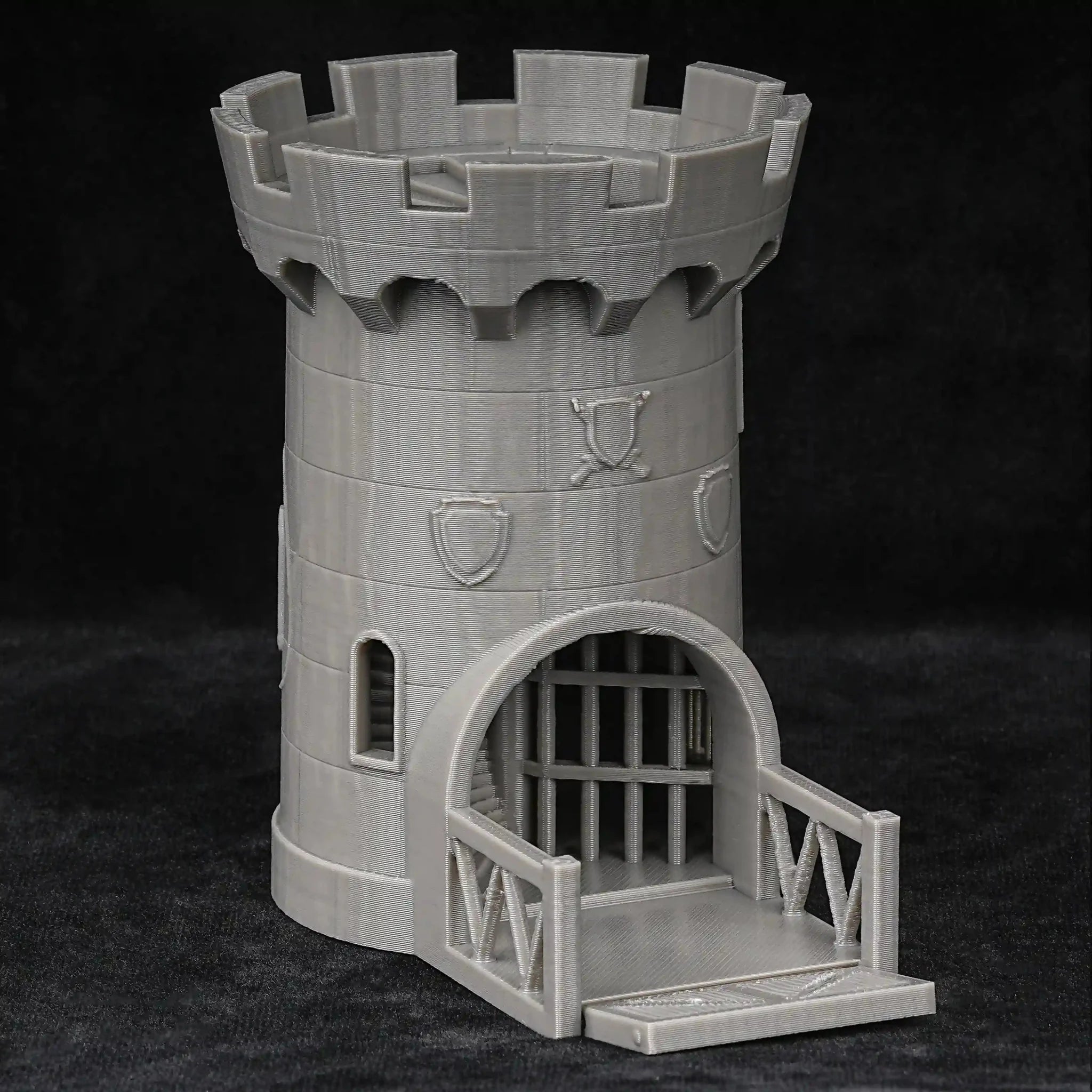 3D Printed Castle Model dungeons & dragons Dice Tower