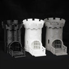 3D Printed Castle Model dungeons & dragons Dice Tower