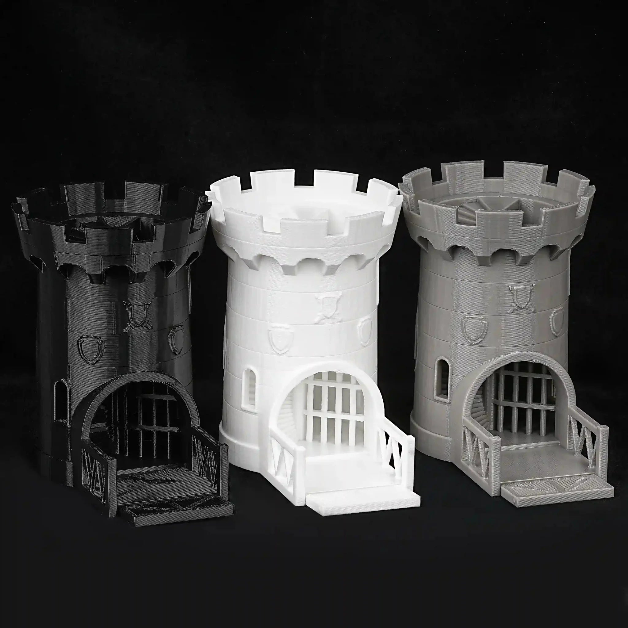 3D Printed Castle Model dungeons & dragons Dice Tower