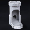3D printed medieval castle dice tower