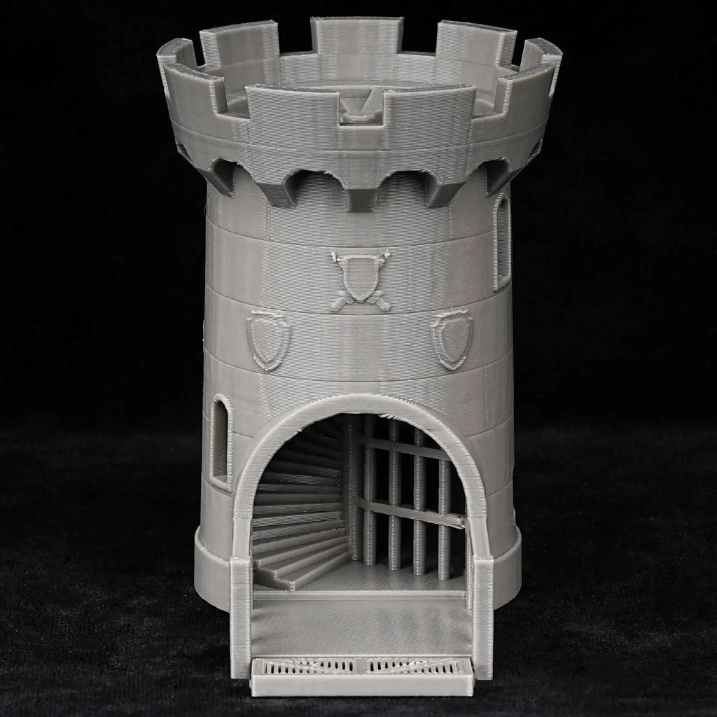 3D Printed Castle Model dungeons & dragons Dice Tower