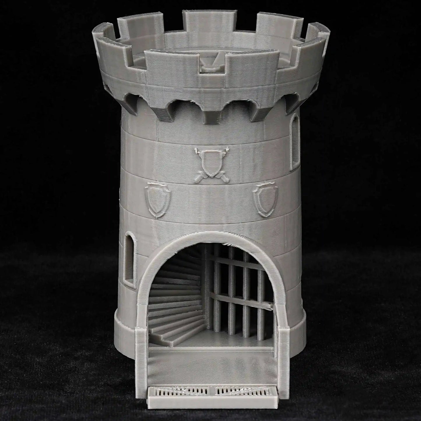 3D Printed Castle Model dungeons & dragons Dice Tower