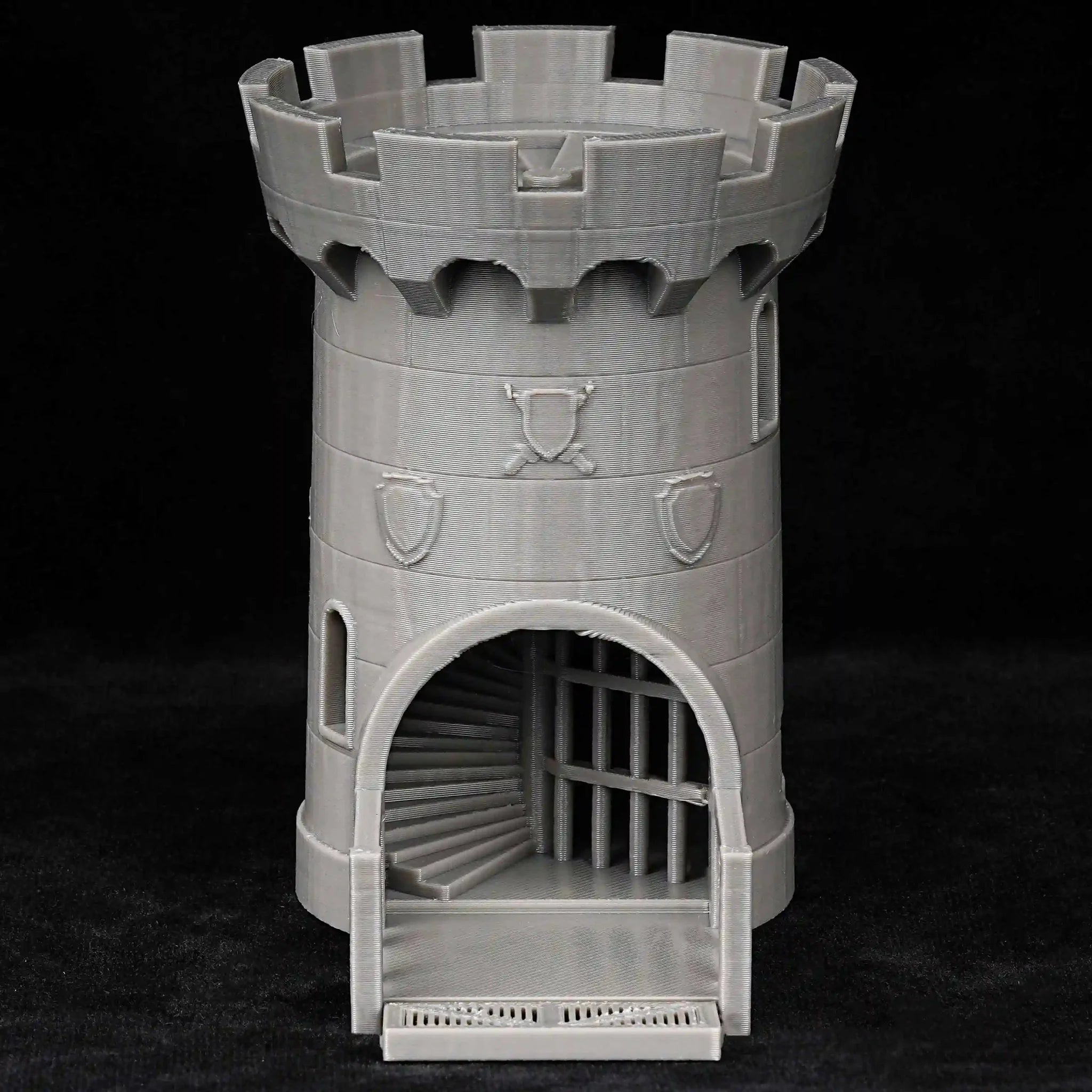3D Printed Castle Model dungeons & dragons Dice Tower