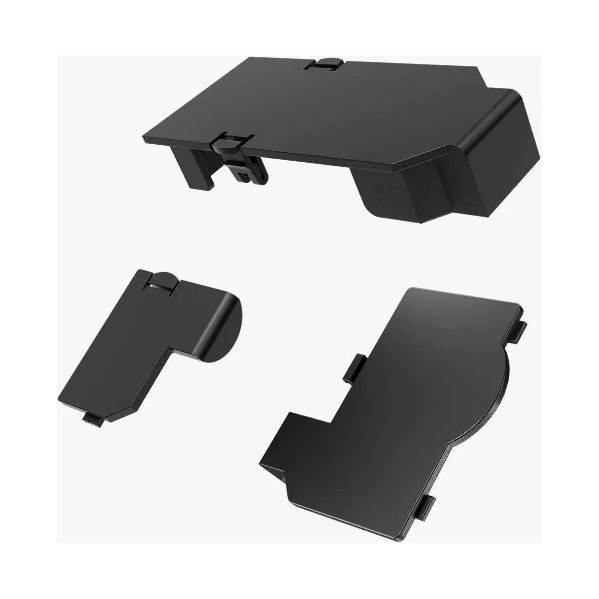 3 Piece Port Covers - Black For Nintendo GameCube® - 
