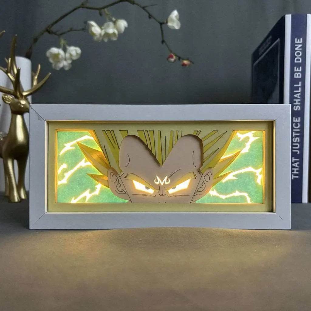3D LED Light Box Dragon Ball Z - Vegeta / Only One Light