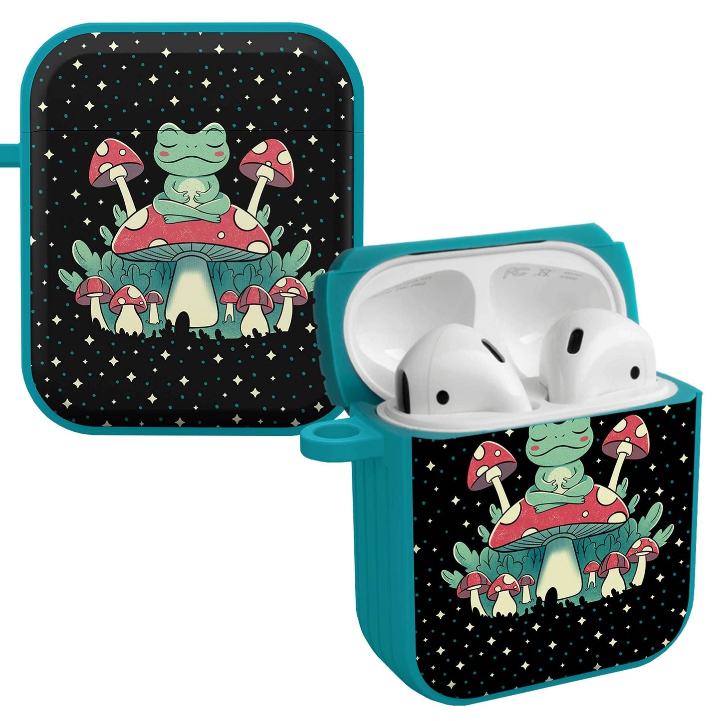 Affinity Bands X Tobe Fonseca HDX Apple AirPods Gen 1 & 2 Case Cover - Frog Meditate