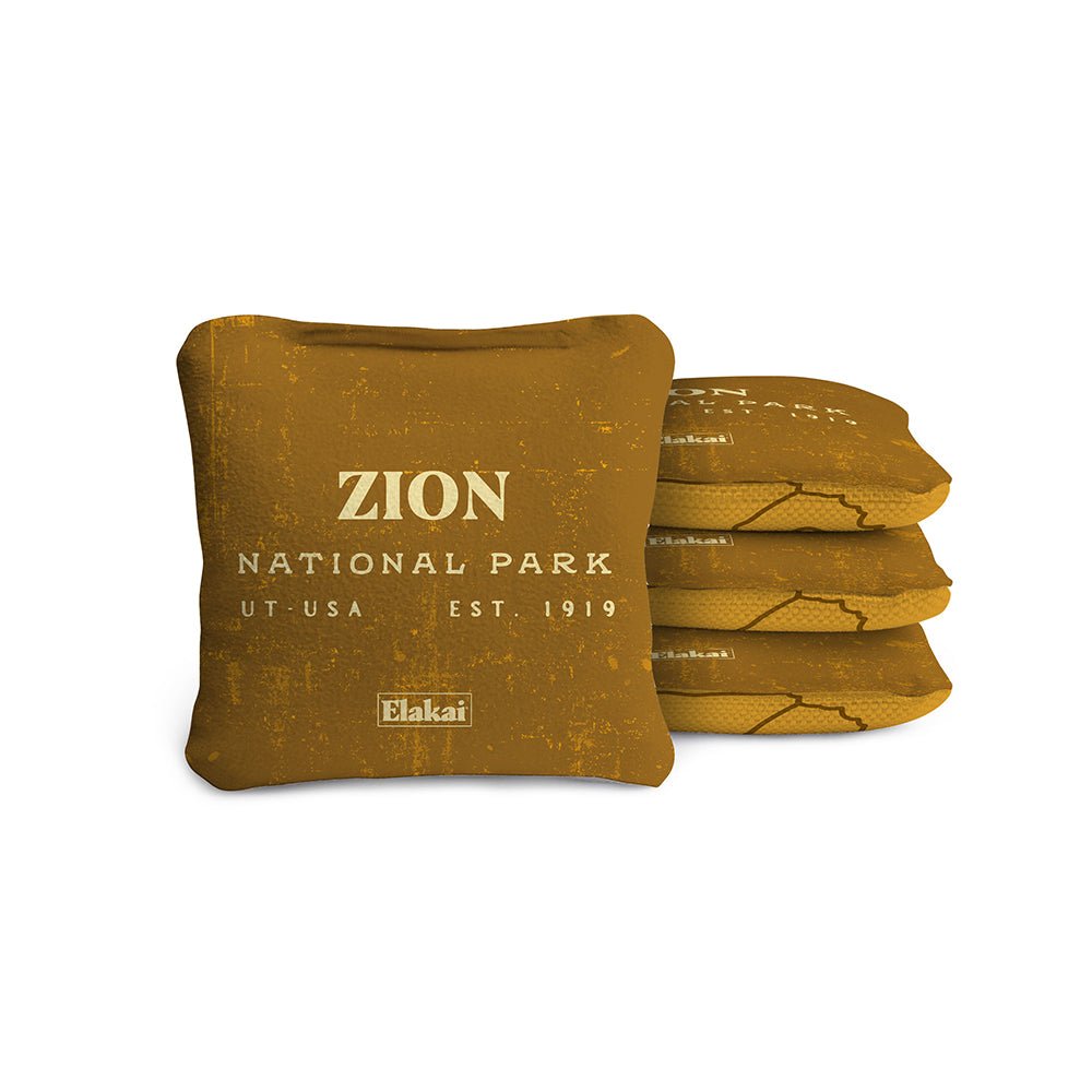 4-in Travel Dual-Sided Cornhole Bags | National Parks Collection
