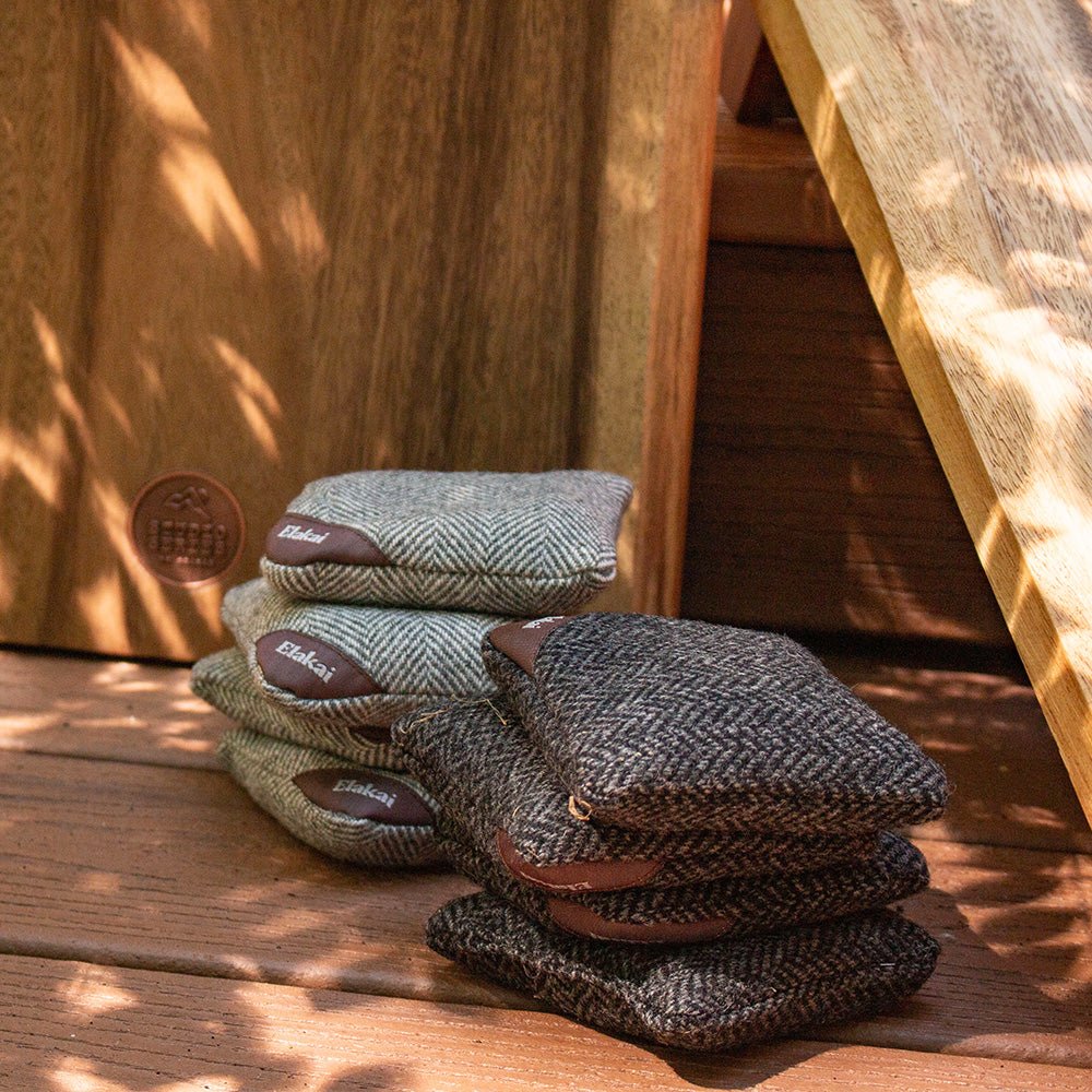 4-in Travel Herringbone Cornhole Bags | Premium All-Weather Collection