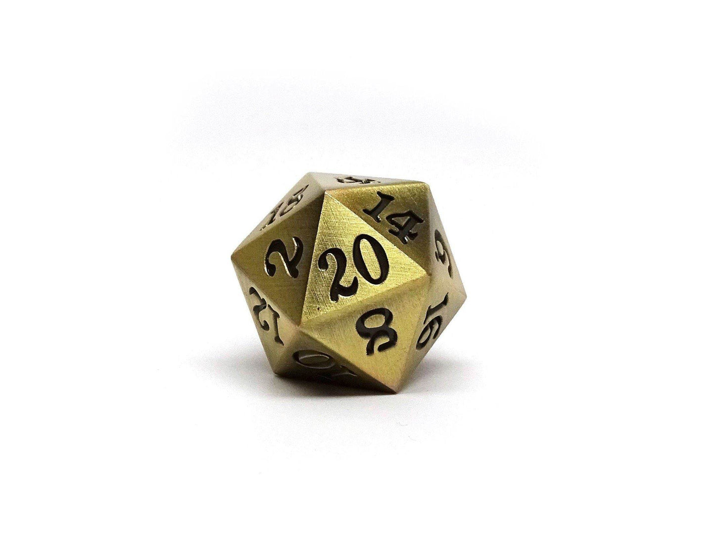 4 Pack Legendary Metal D20 Dice Set - 
