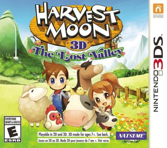 Harvest Moon 3D The Lost Valley (Nintendo 3DS) - Game Manual Only
