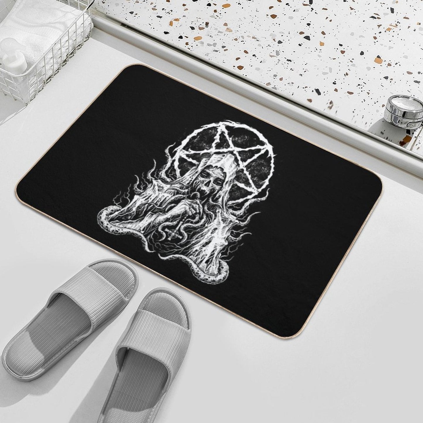 Dark Occultist  Dirt-Trapping Bath Mat