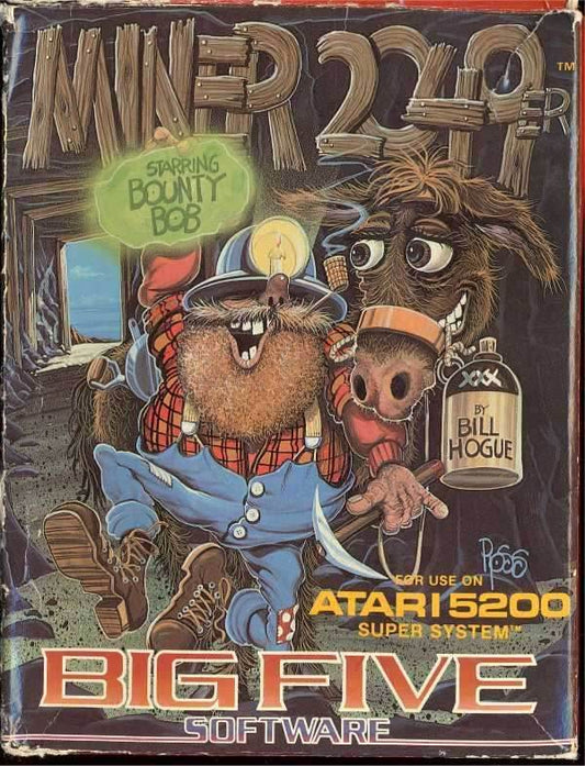 Miner 2049er Starring Bounty Bob (Atari 5200) - Game Manual Only