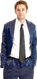 4 Piece Silk Men's Halloween Cosplay Costume Pajama Suit