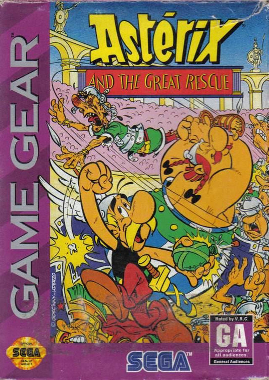 Asterix and the Great Rescue (Sega Game Gear) - Game Manual Only