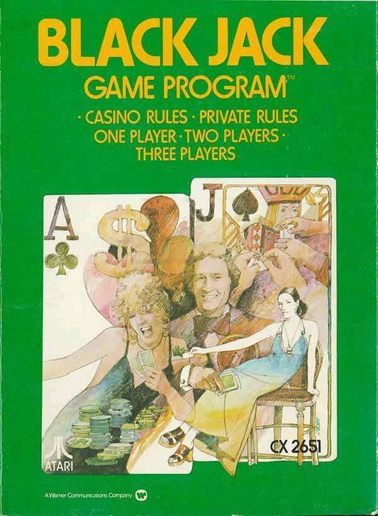 Blackjack (Atari 2600) - Game Manual Only