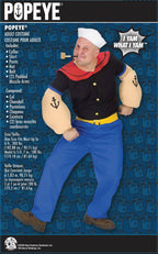 Popeye Sailor Man Adult Mens Costume